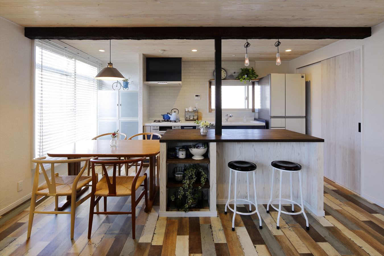 ナチュラルヴィンテージ感漂うLDK