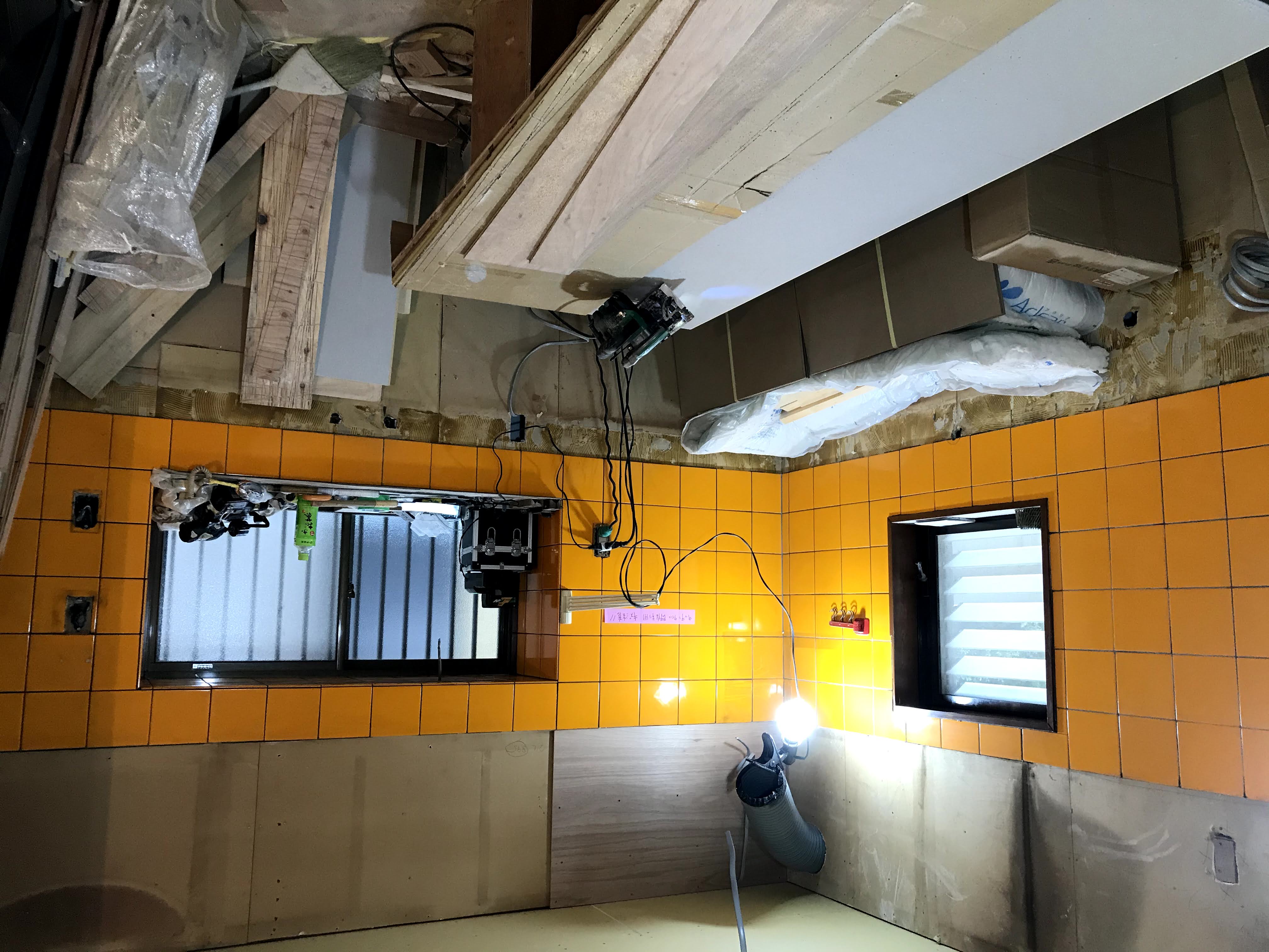 思い出のタイルは残してリフォーム