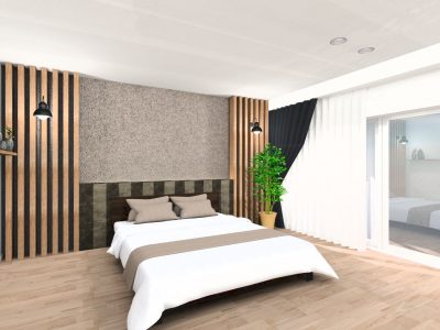 Andy邸Mainbedroom3D③