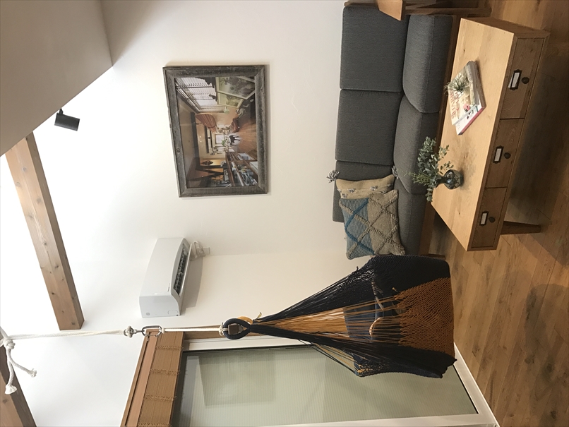 一人掛けハンモックはリビング向き