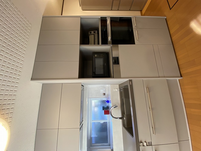 ガゲナウの食洗機を立ったまま使える夢のカップボードが完成