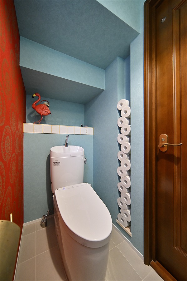 トイレの壁紙②