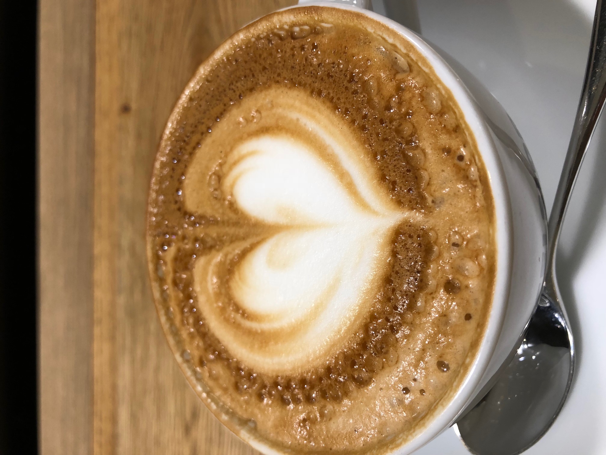 ハートのラテアート