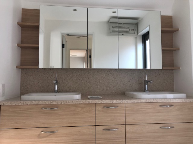 cuciaの洗面化粧台完成！