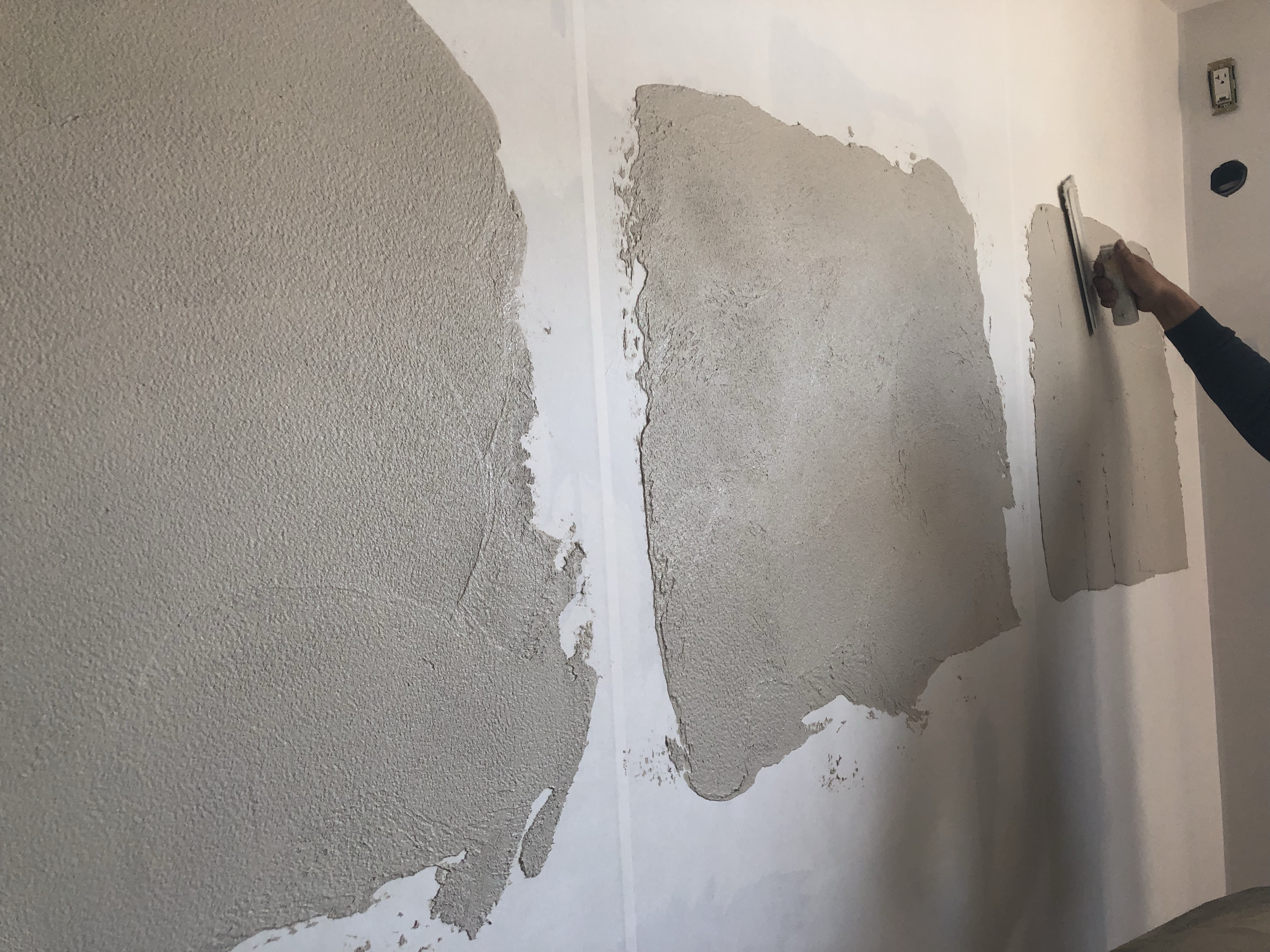 珪藻土のパターン確認