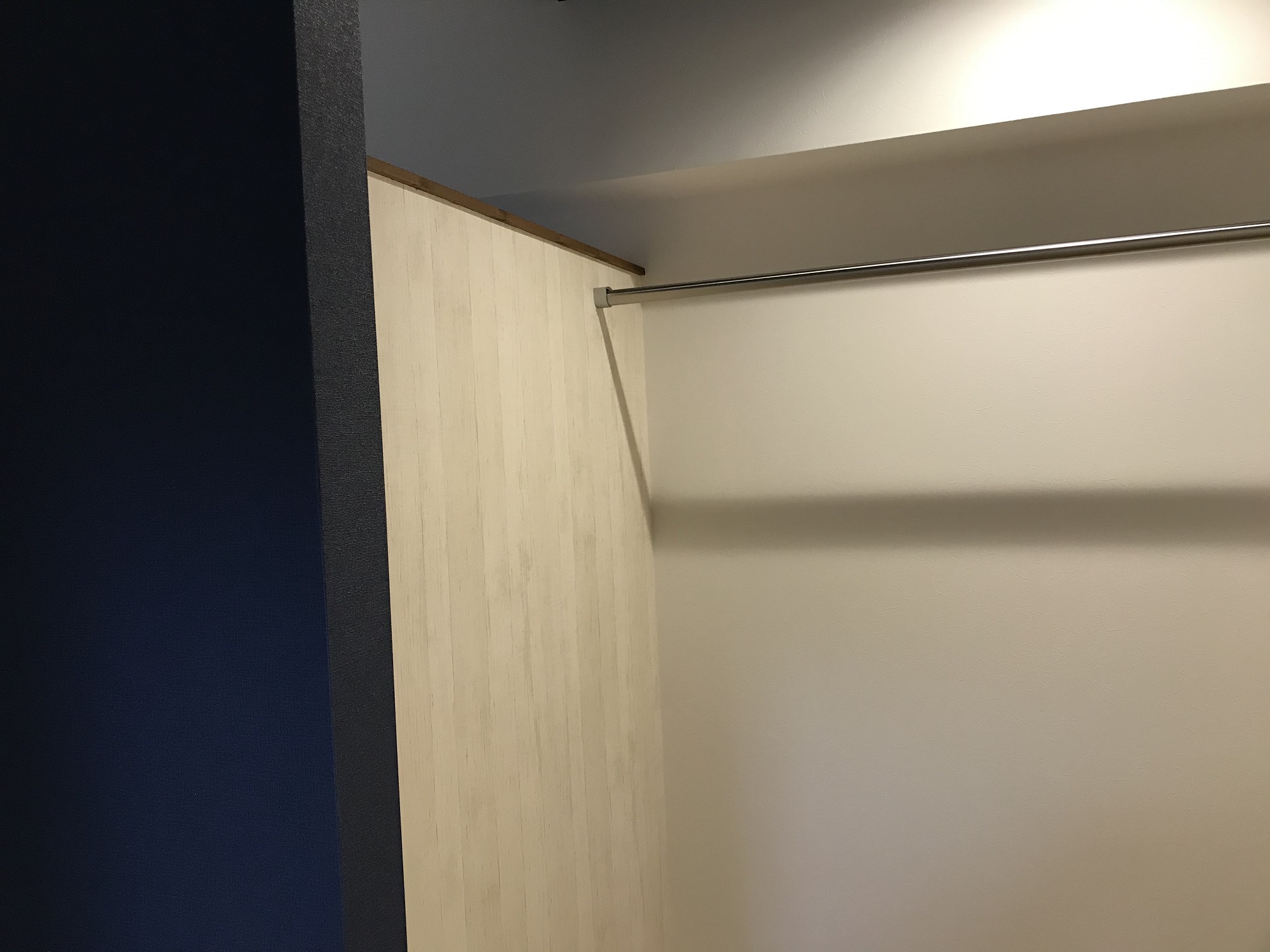 寝室のアクセントになるWIC