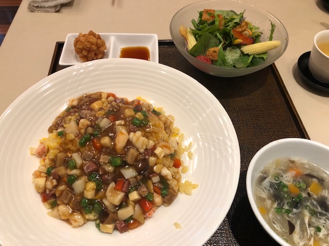 海鮮あんかけ炒飯＠青山