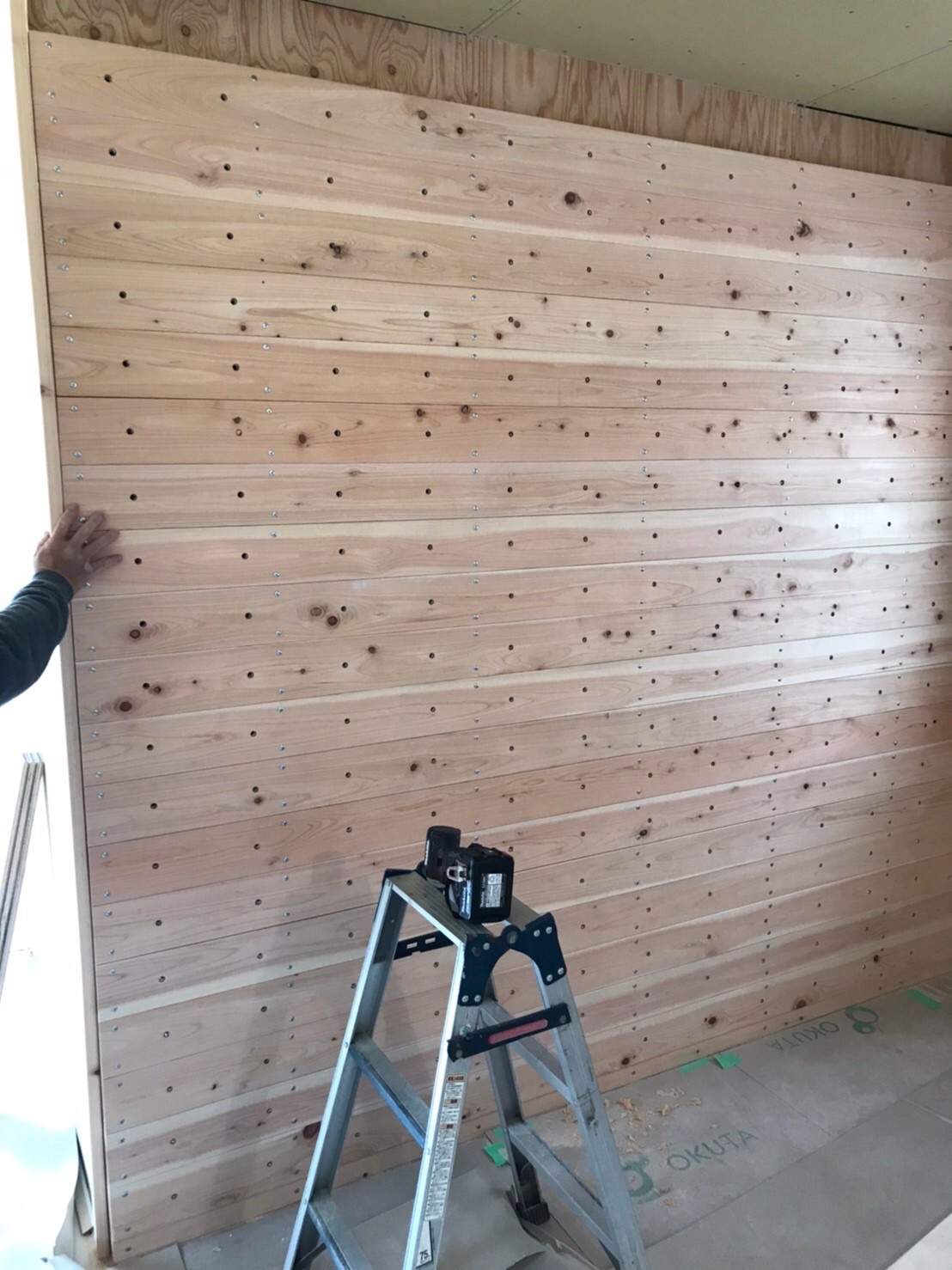 川崎PassivHaus～ボルダリング板～