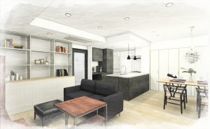 及川邸パース②