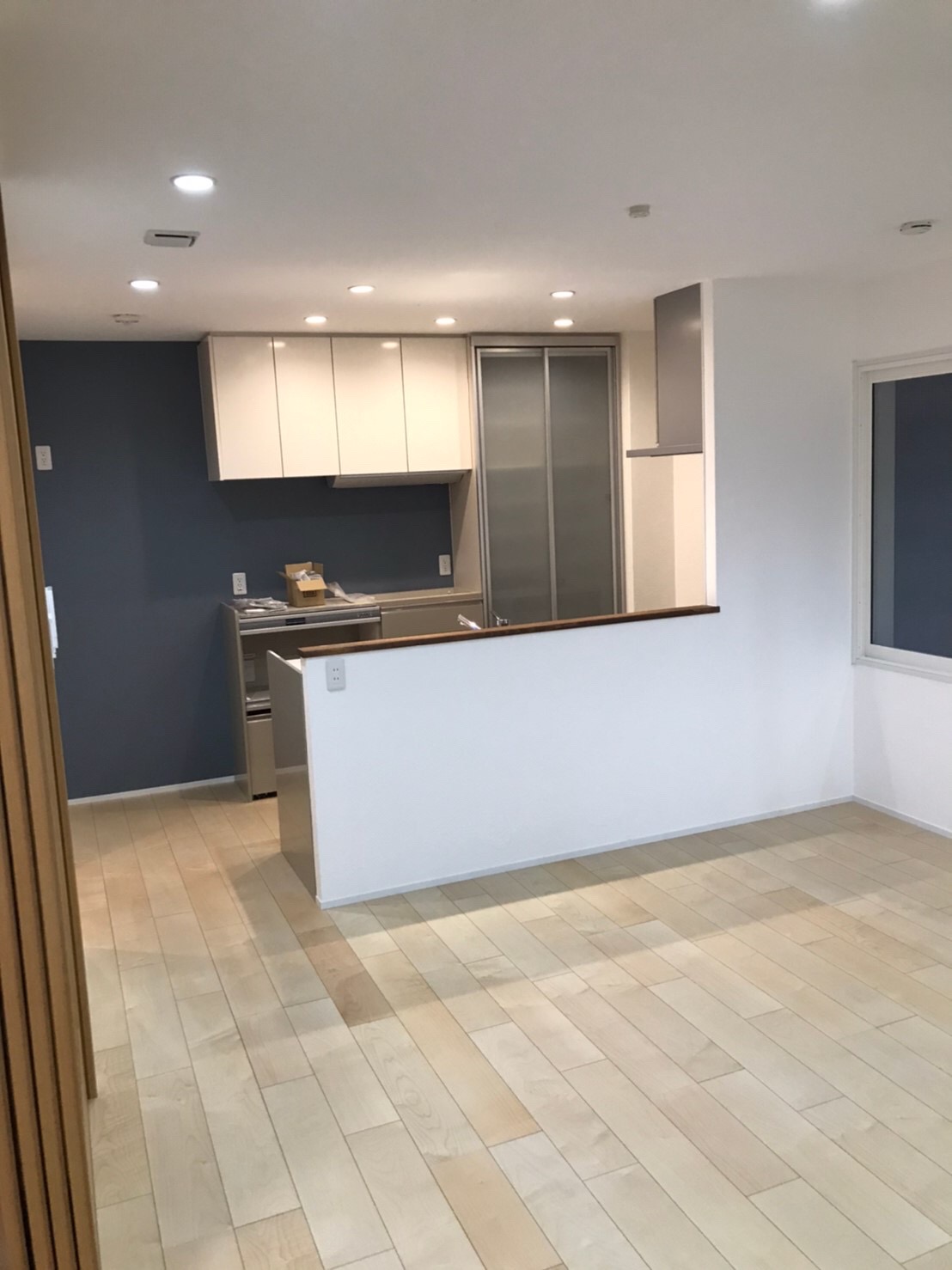 川崎PassivHaus～メープルの床材～