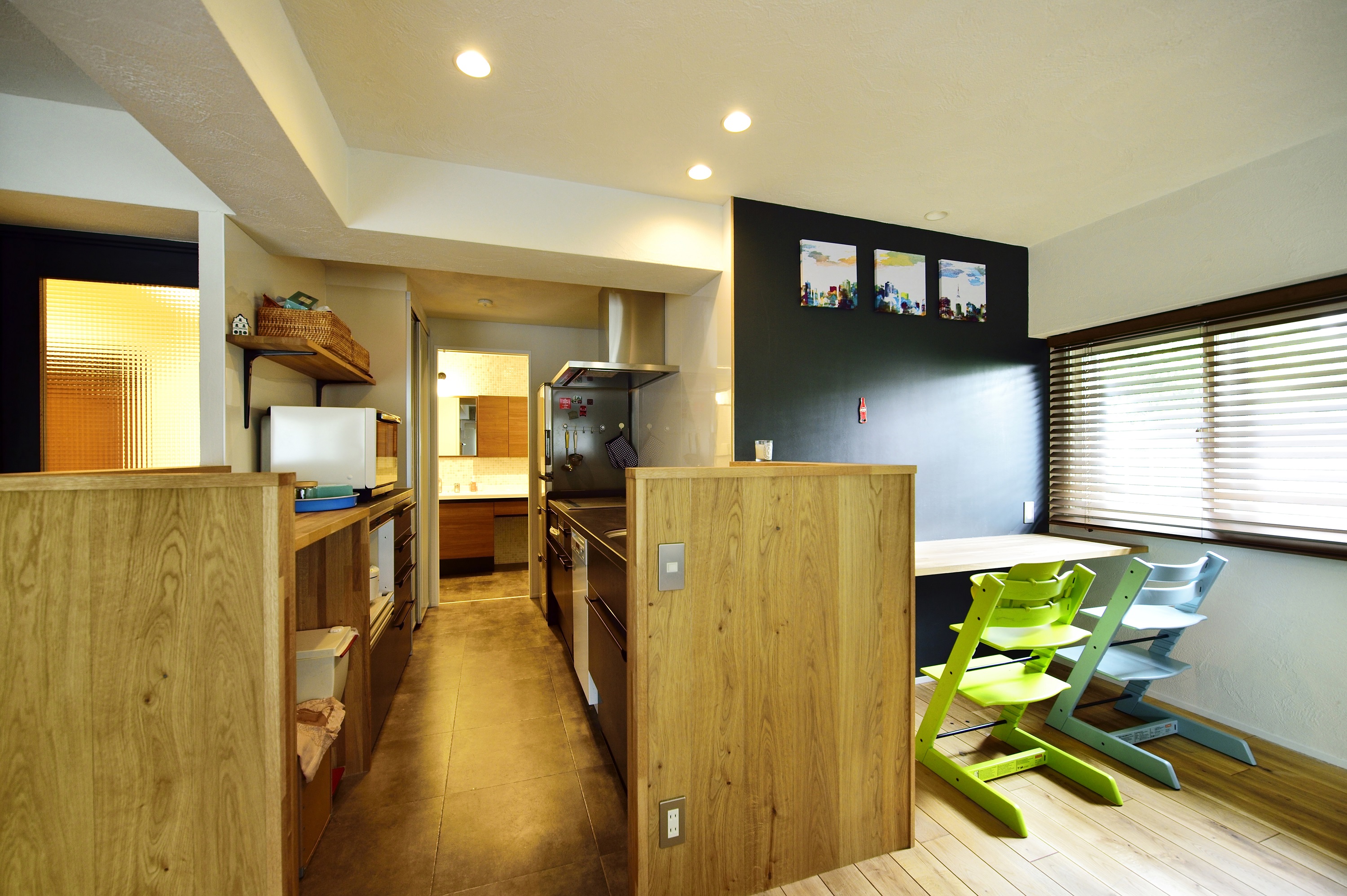 キッチンとカウンター