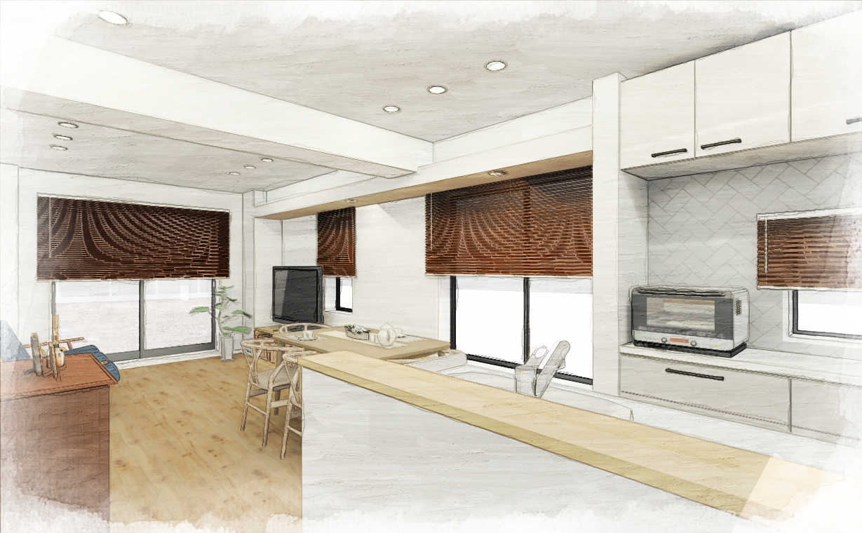 ベンチのあるLD