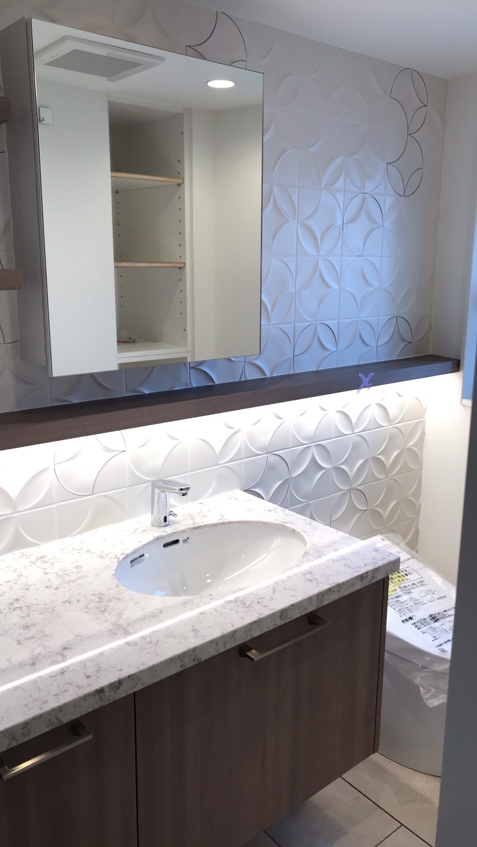 ホテルライクの水廻スペース