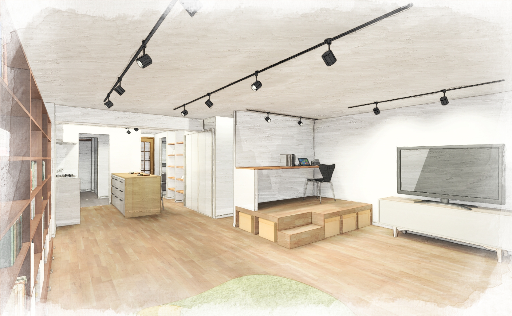 小上がりワークスペース