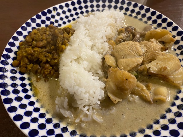 ココナッツ入りカレー