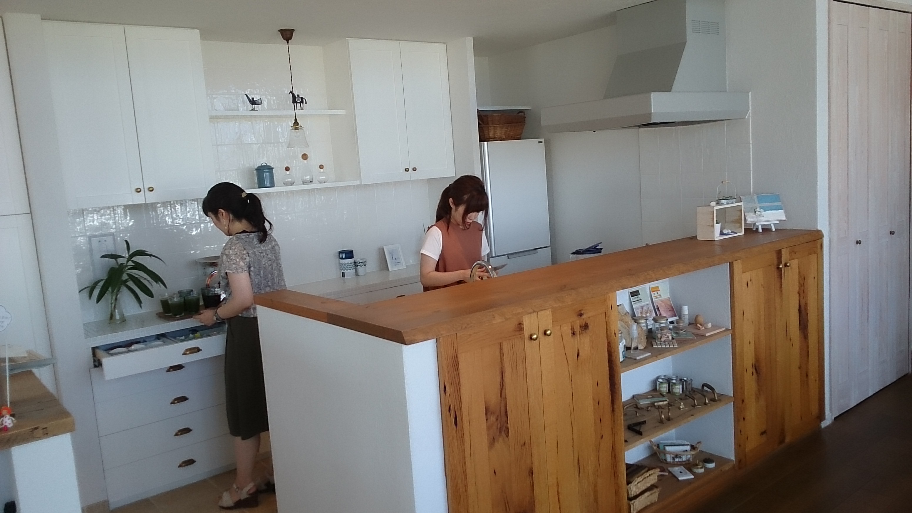 ロハススタジオ　朝の風景