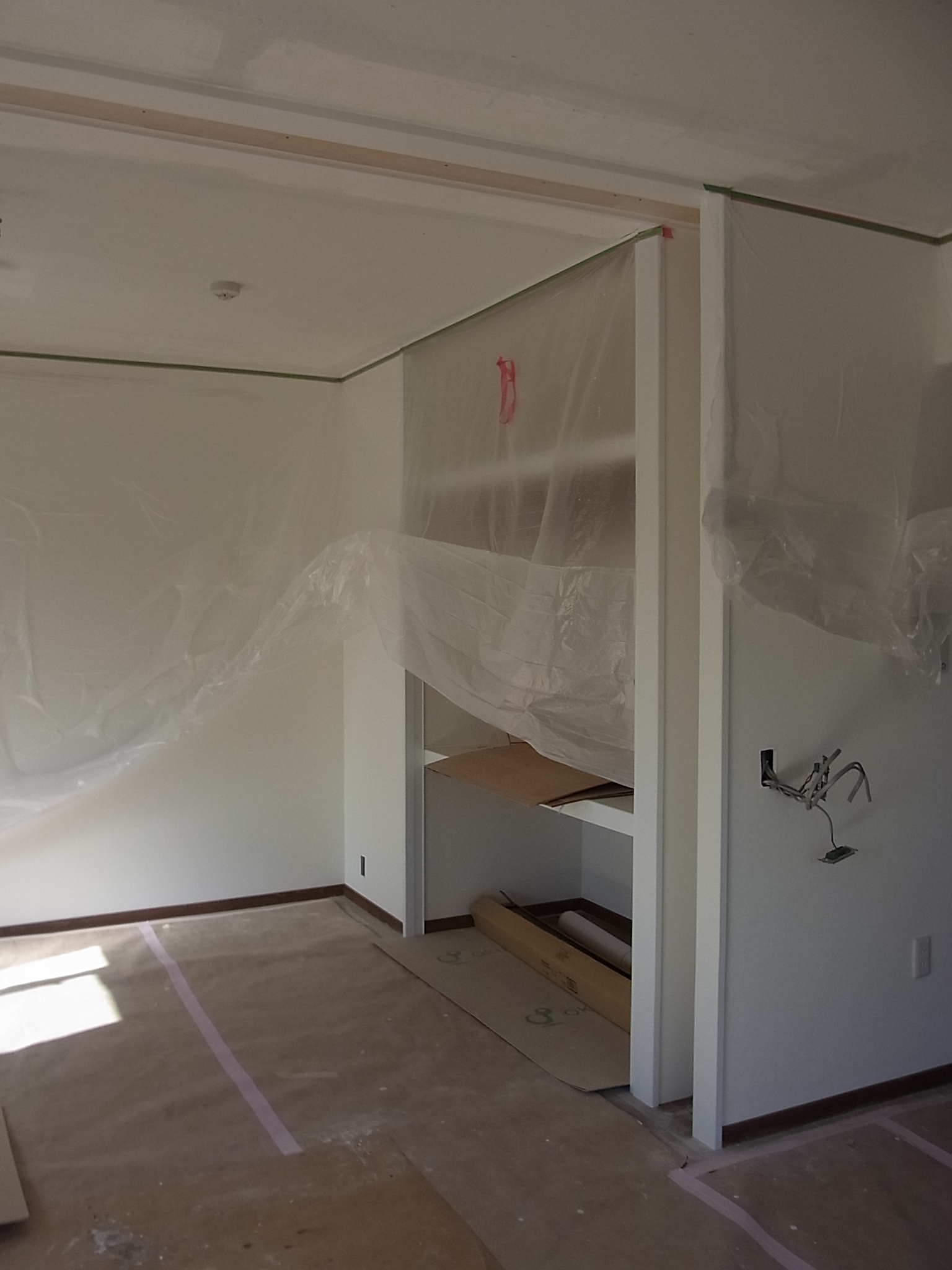 珪藻土の塗りパターン決め