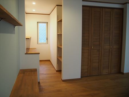 施工例（書斎コーナー）　横浜