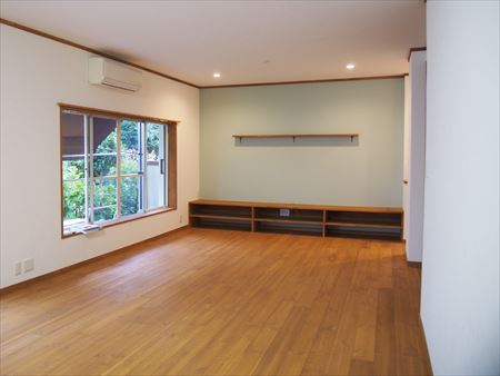 施工例（リビング）　横浜