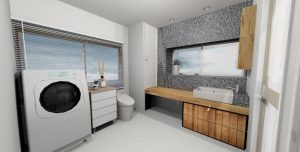 パース ユーティリティ-水栓位置変更