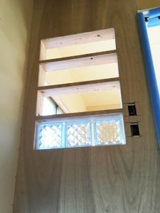 S邸ガラスブロック②