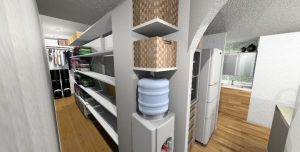 J邸キッチン～パントリー