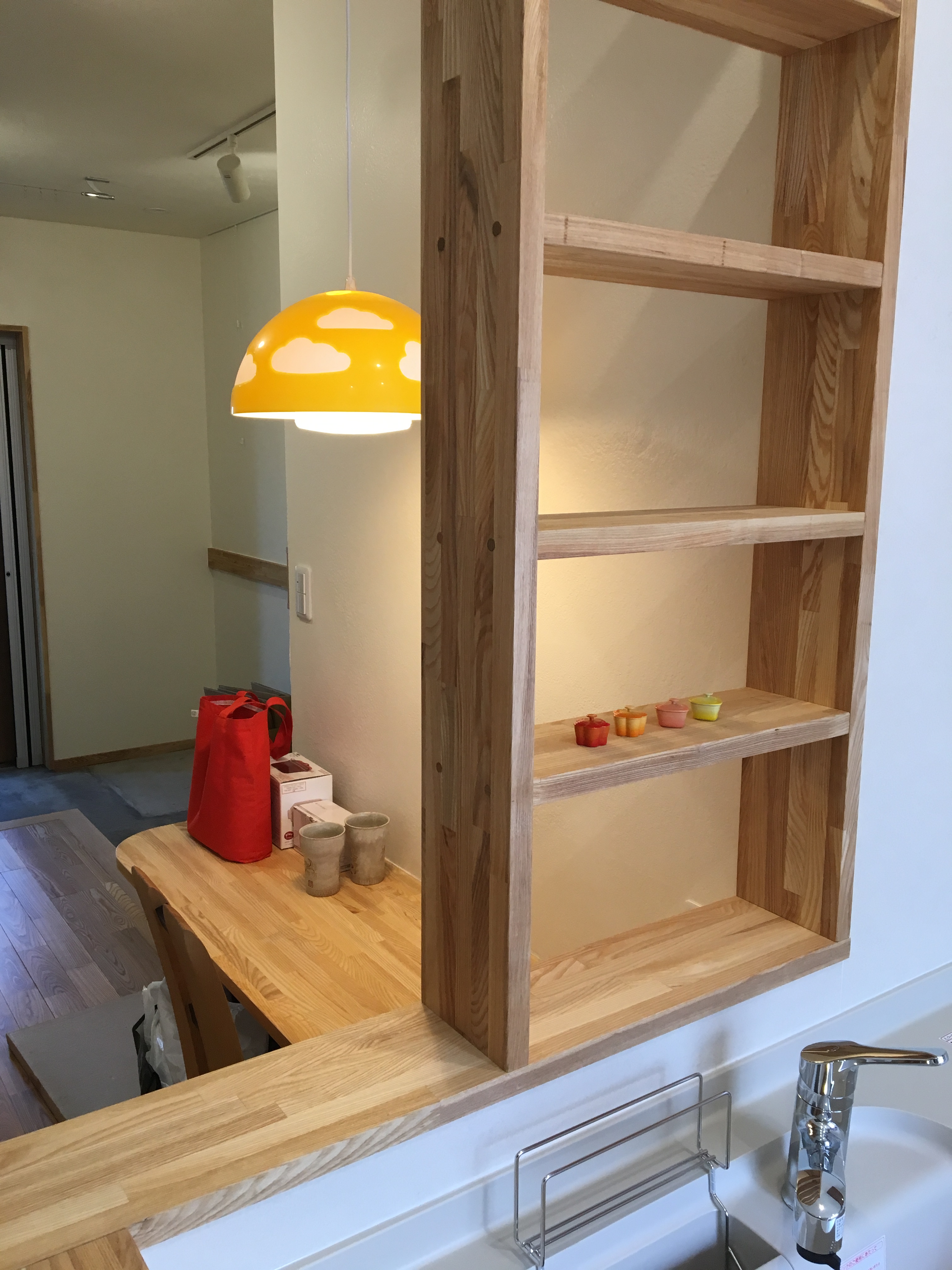 先日完了検査をしたお宅にて