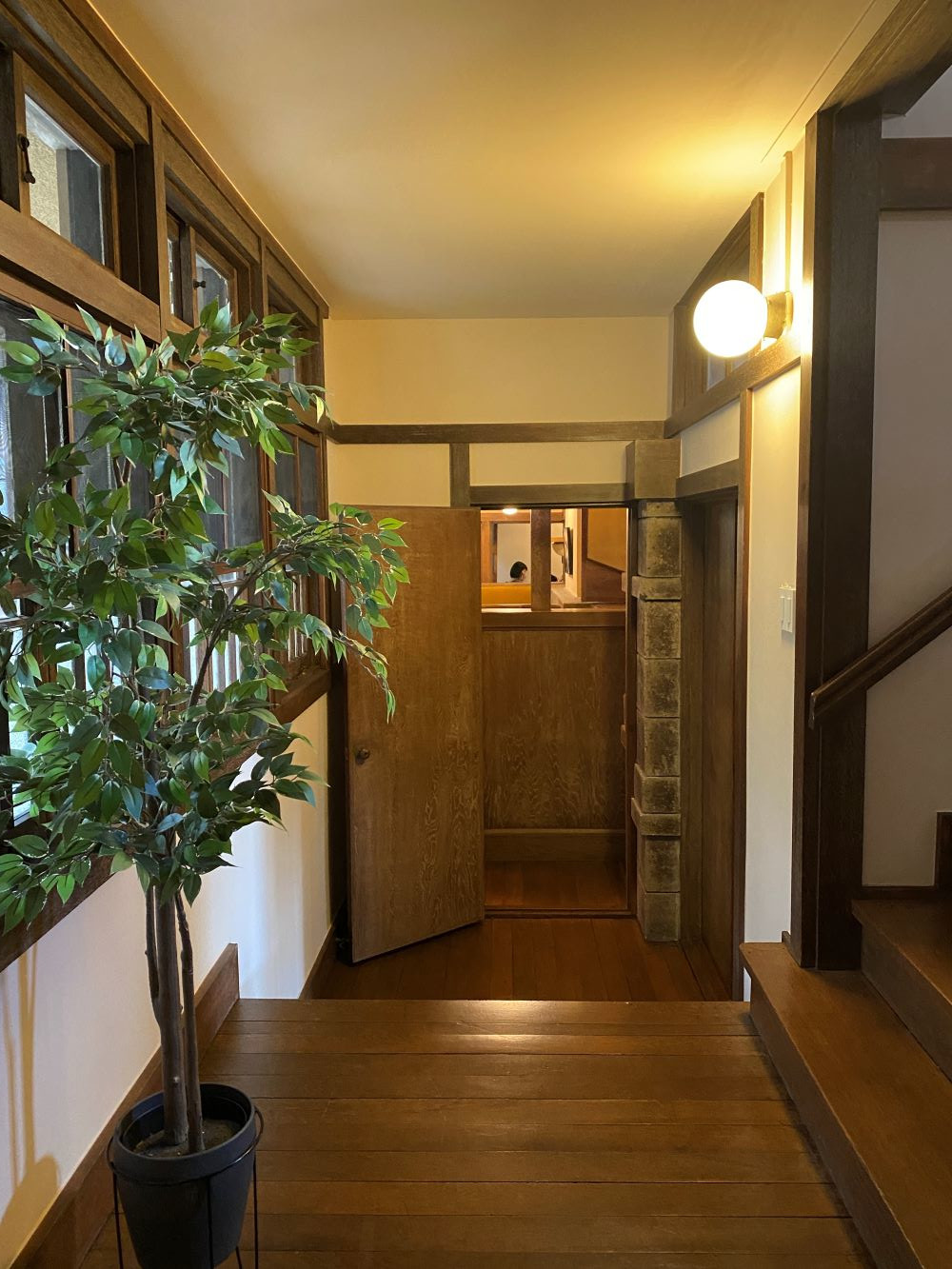 名建築巡り：葉山・加地邸（内部1階偏）