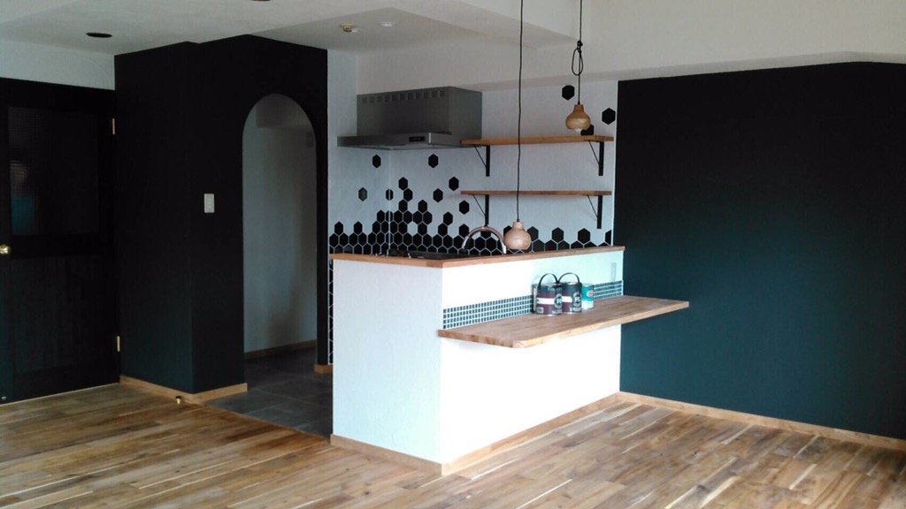 中古マンション購入＋リノベ  モノトーンで魅せる住まい