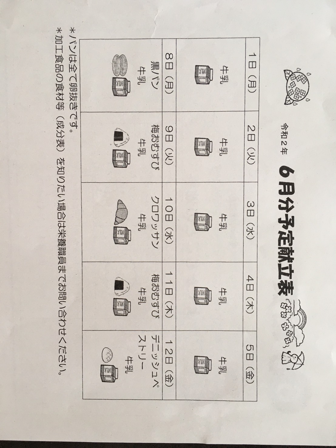 不思議な小学校の給食