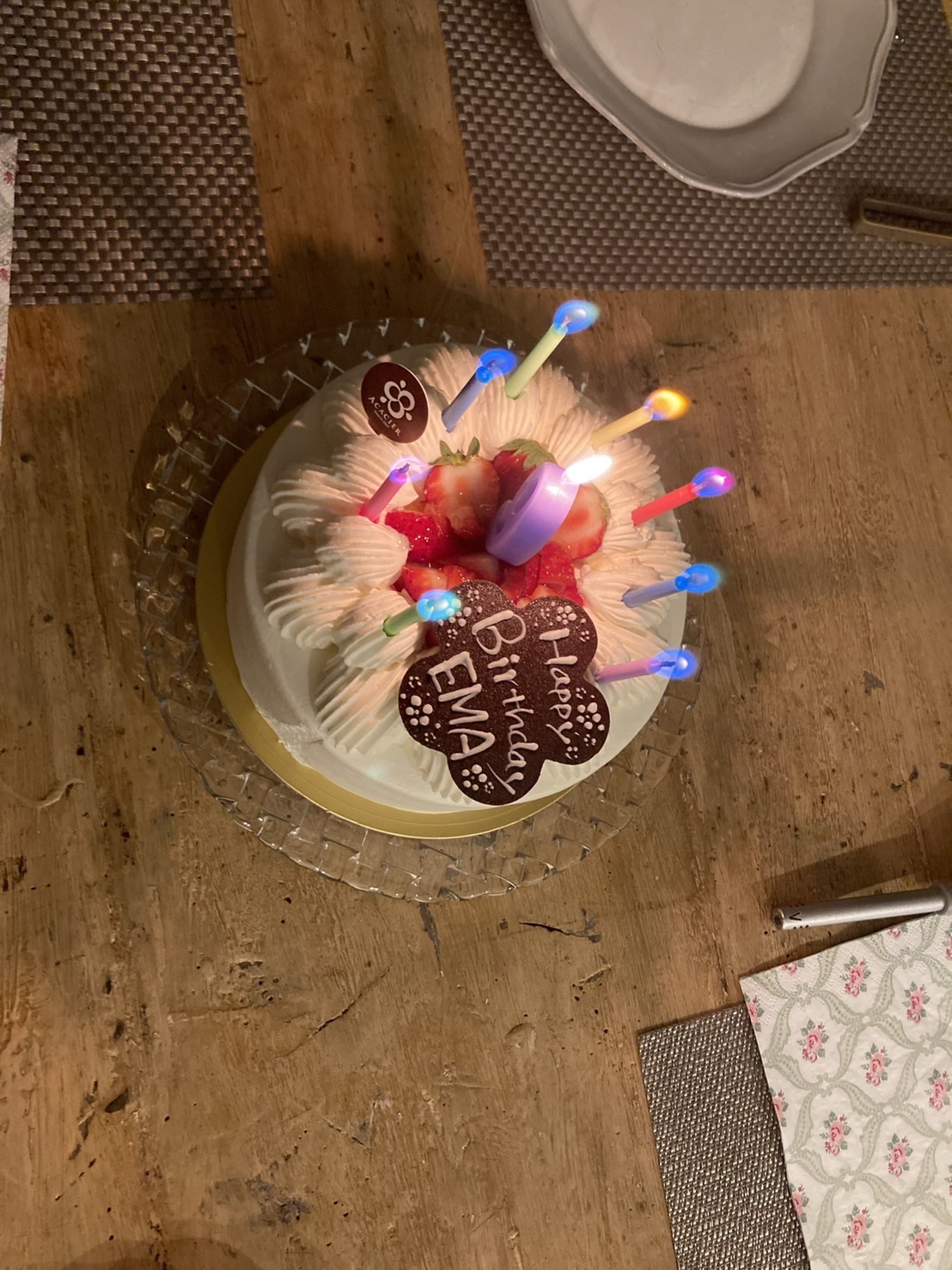 9歳の誕生日パーティー（娘の演出で・・・）