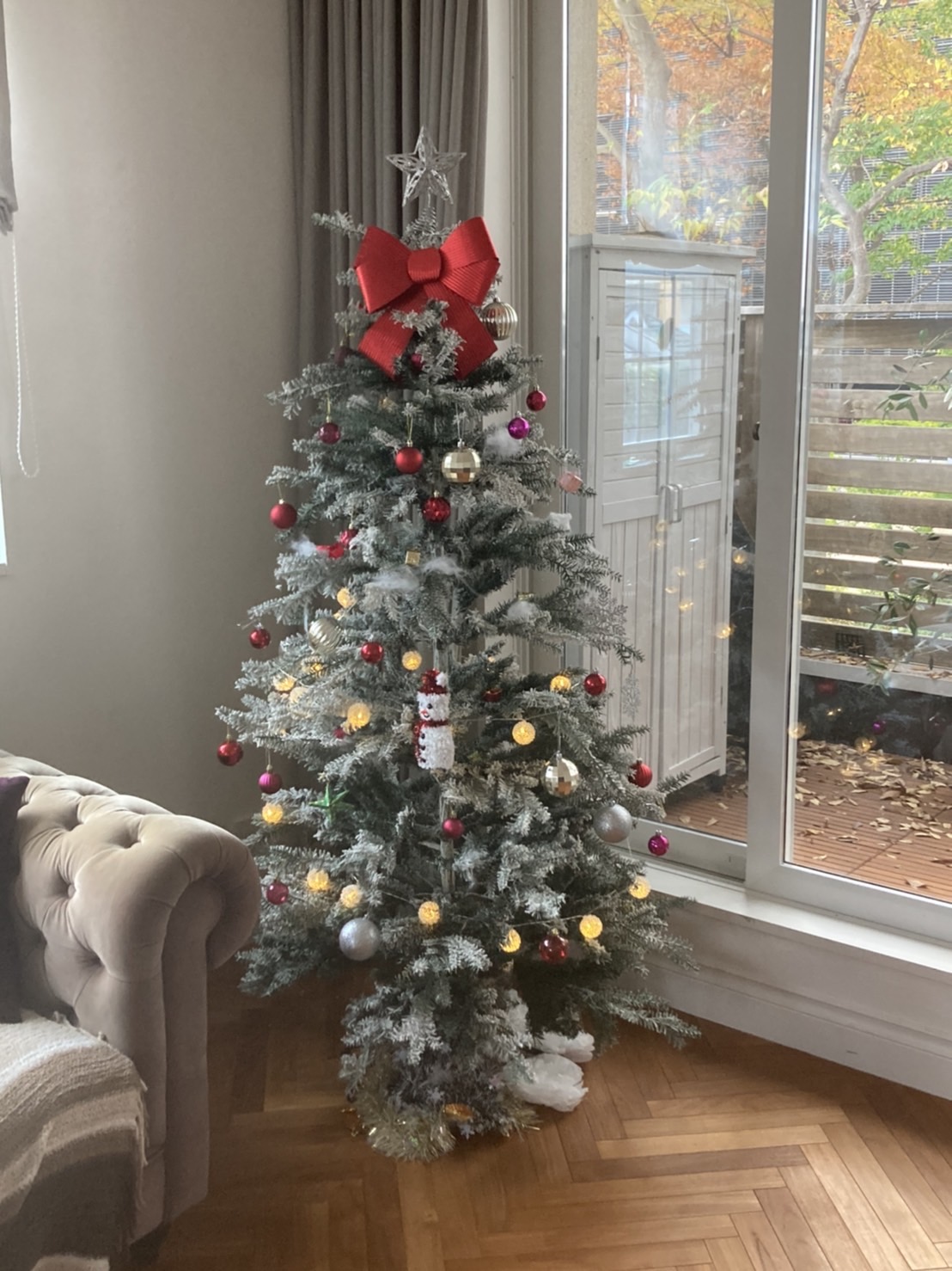 今年のクリスマスツリーデコレーション