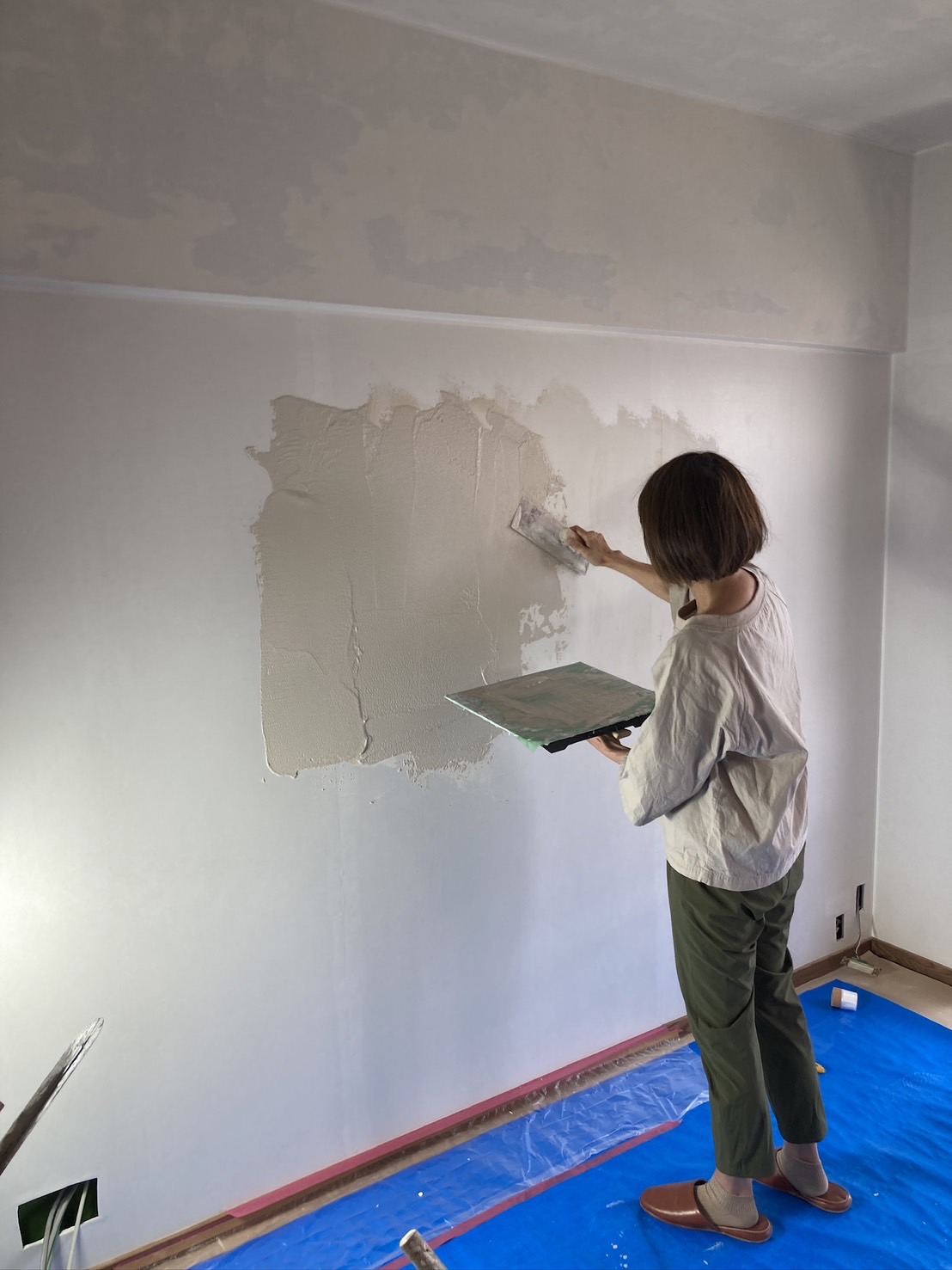 珪藻土塗りチャレンジ