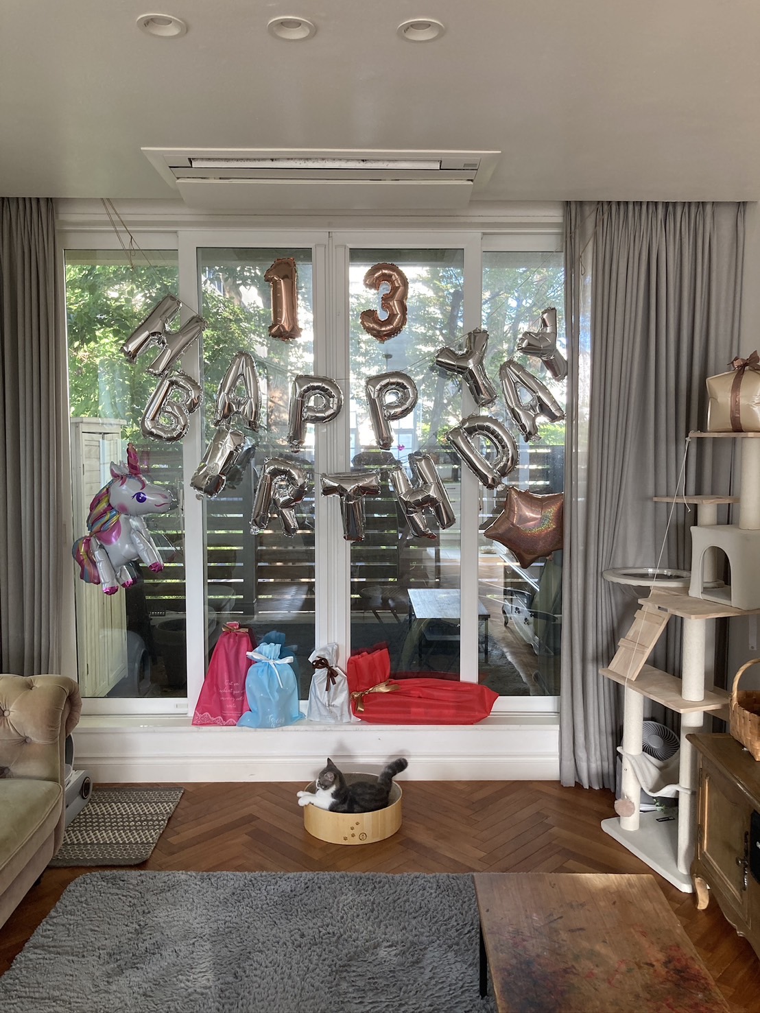 祝13歳♡誕生日の飾りつけ