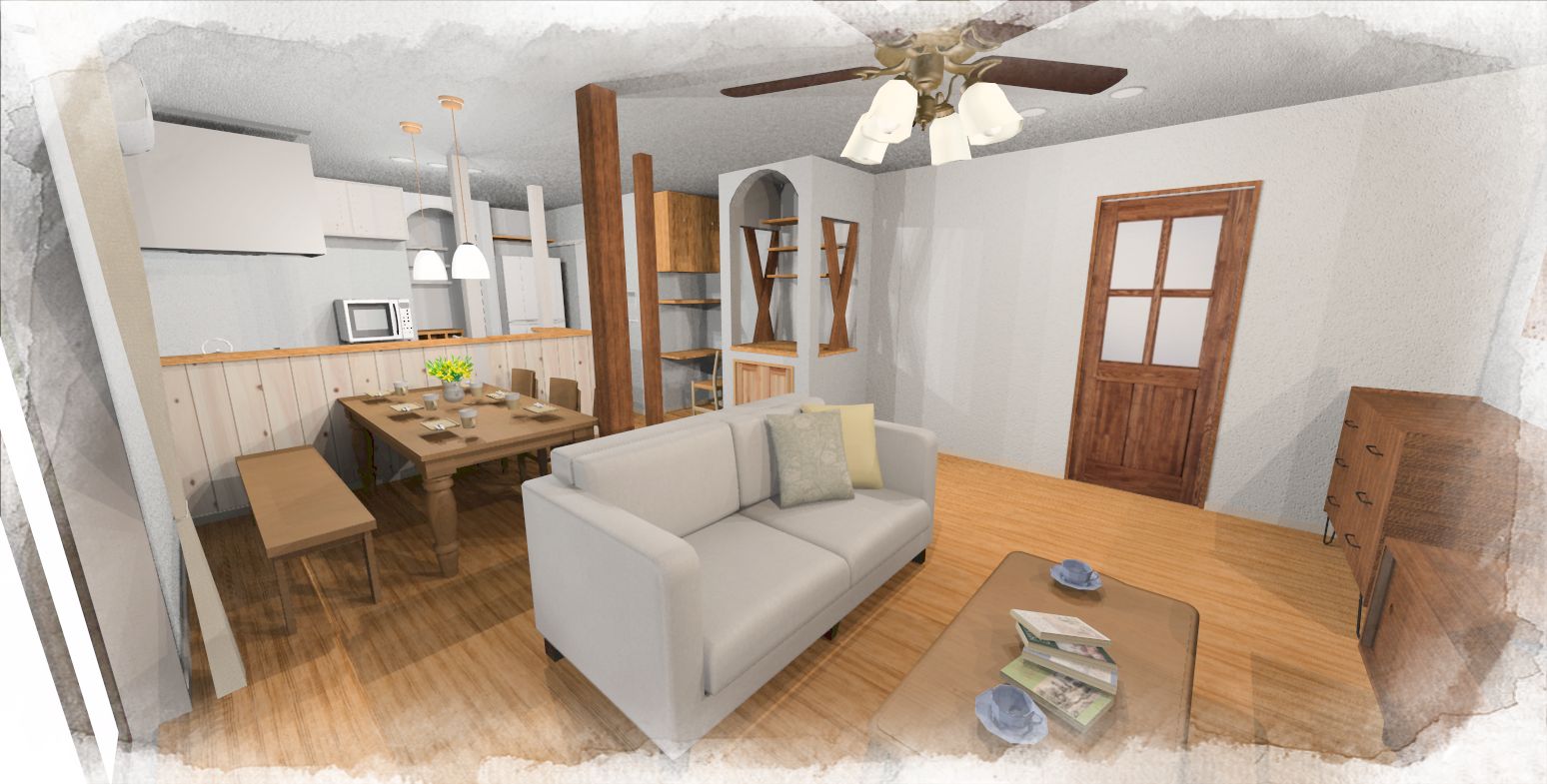 そろそろ木工事終了が近づいてきました♪