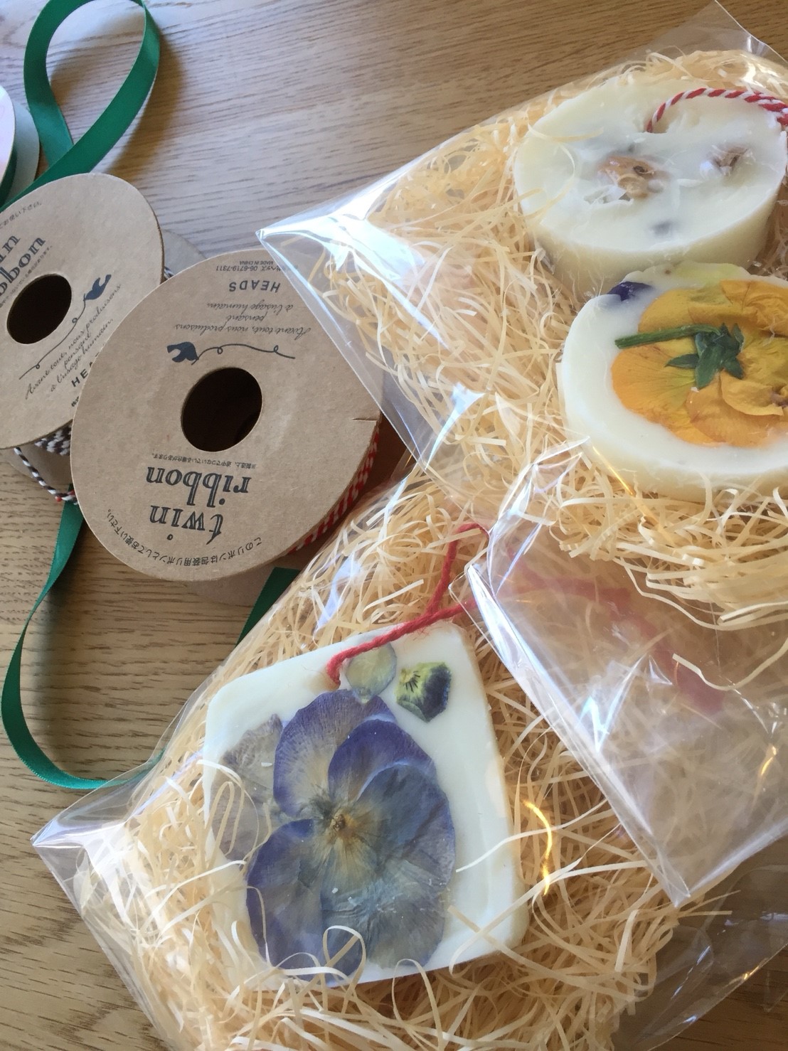 アロマオイル入りキャンドルづくり