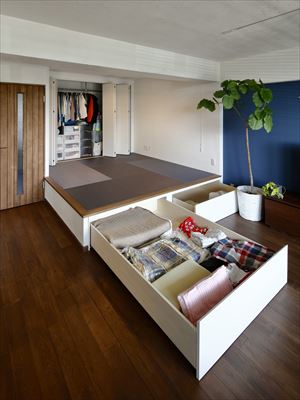 LDKと和室－戸建－吹き抜けのLDK