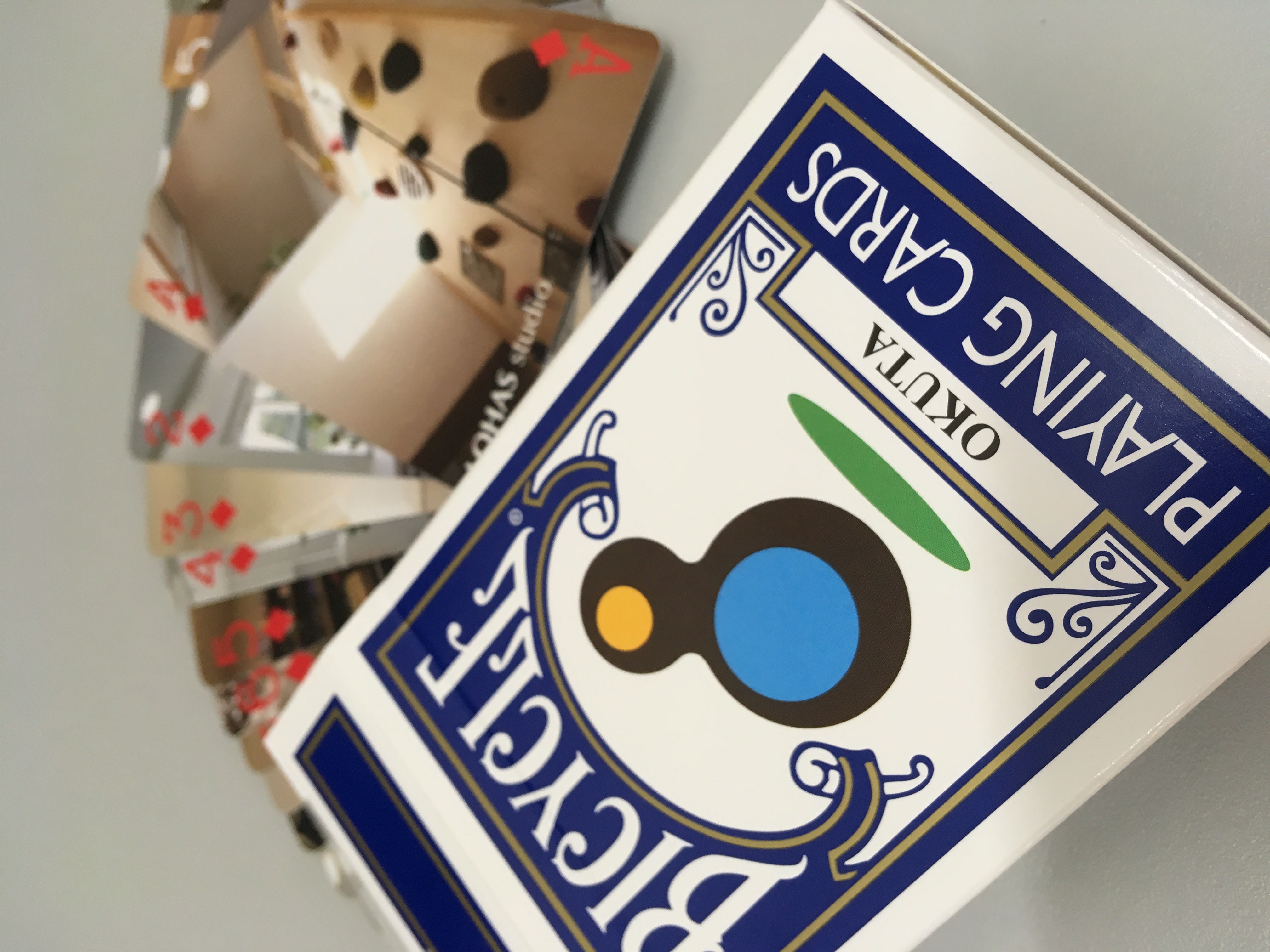 事例写真付OKUTAオリジナルバイスクルトランプ・担当事例のご紹介