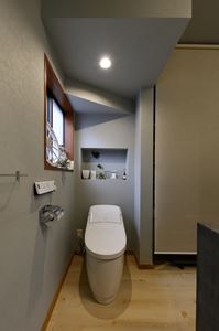 モールテックスで造るモルタル風造作洗面