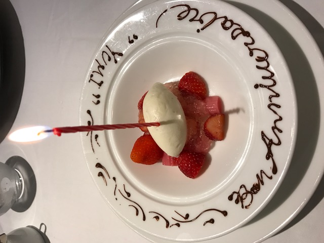 GWは、フレンチレストランで誕生日会♪