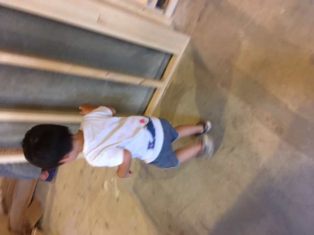 現場確認にて　高さ関係を確認！