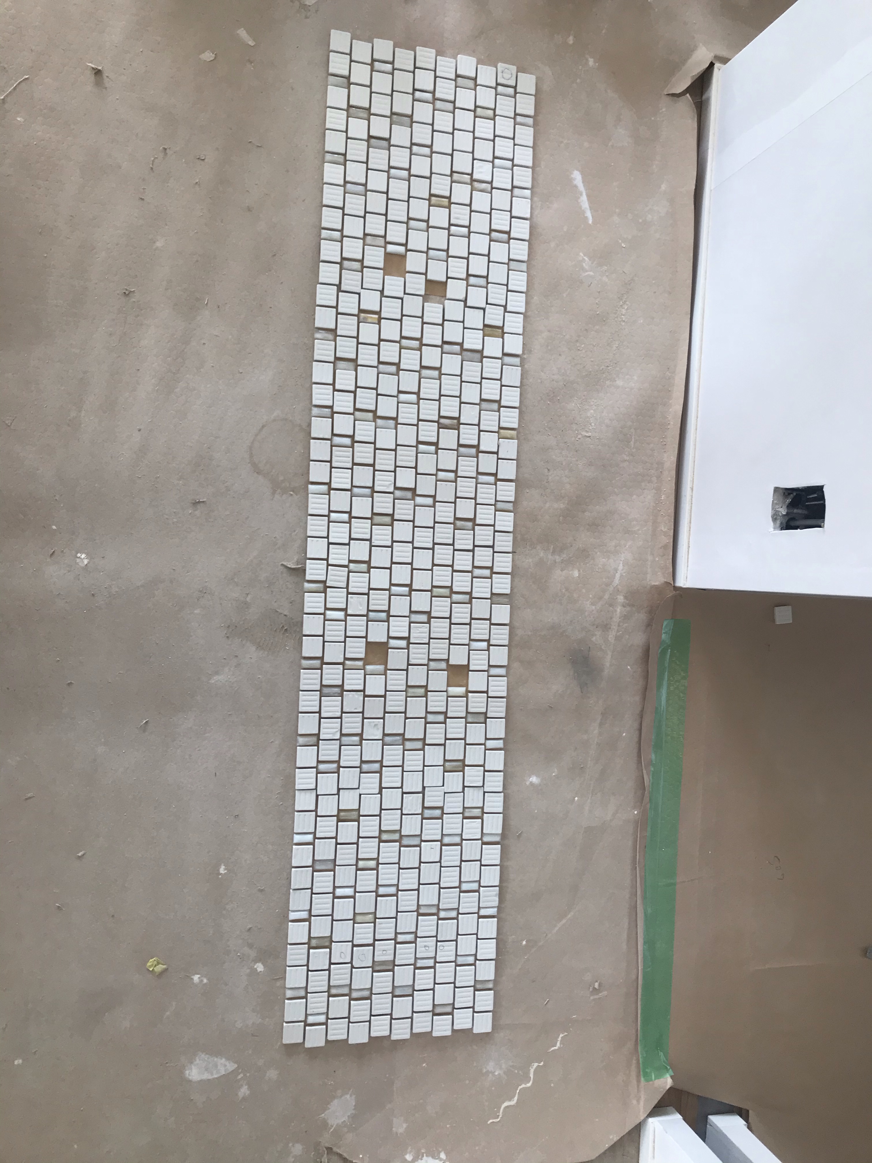 場所によって貼り方を変えるのも面白い