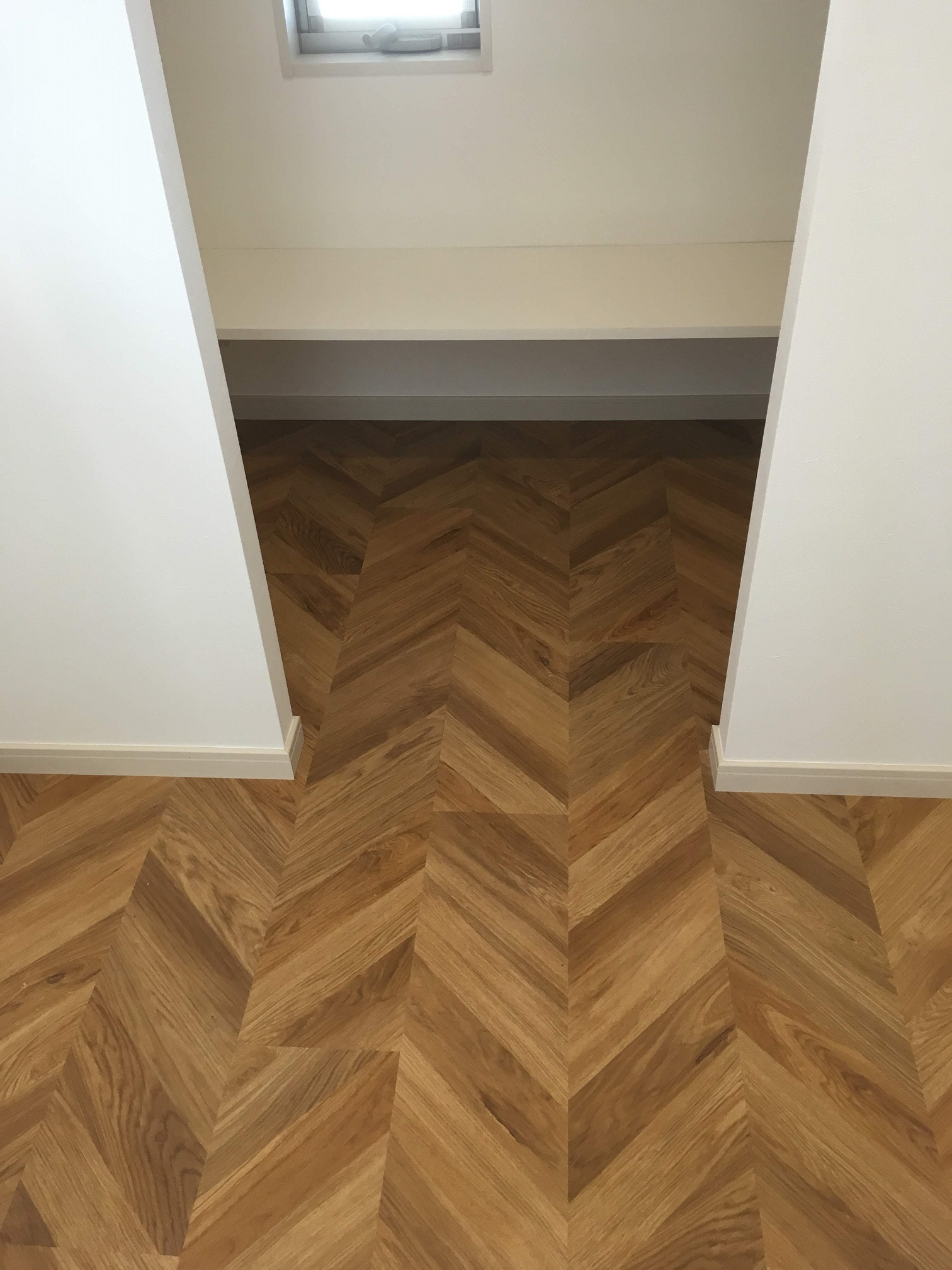 ウォークインクローゼット完成！