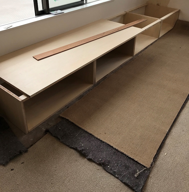 造作ベンチ収納