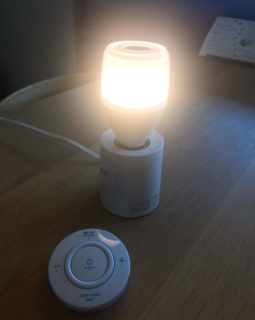 ＊音楽が流れる電球＊