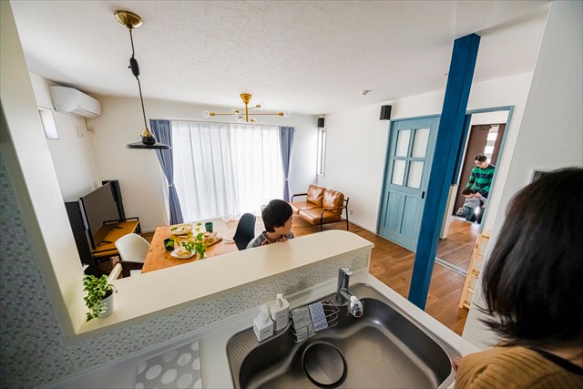 元気の出るカラフルハウスのBefore→After