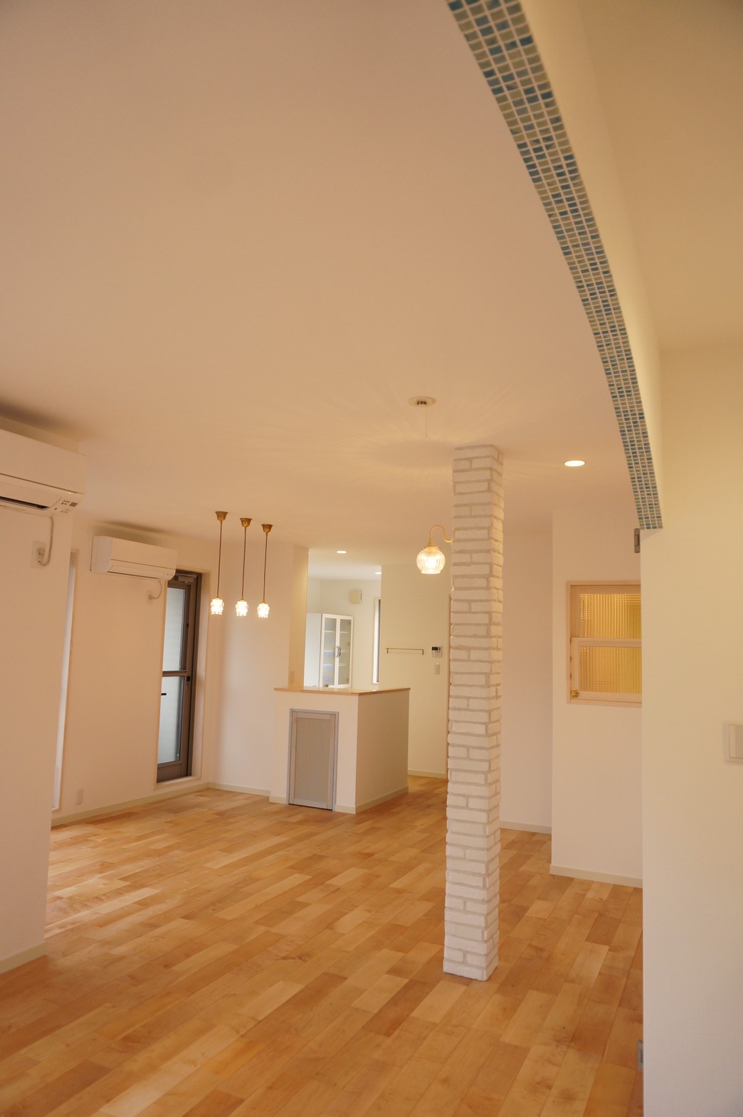 リビングの一角にワークスペース