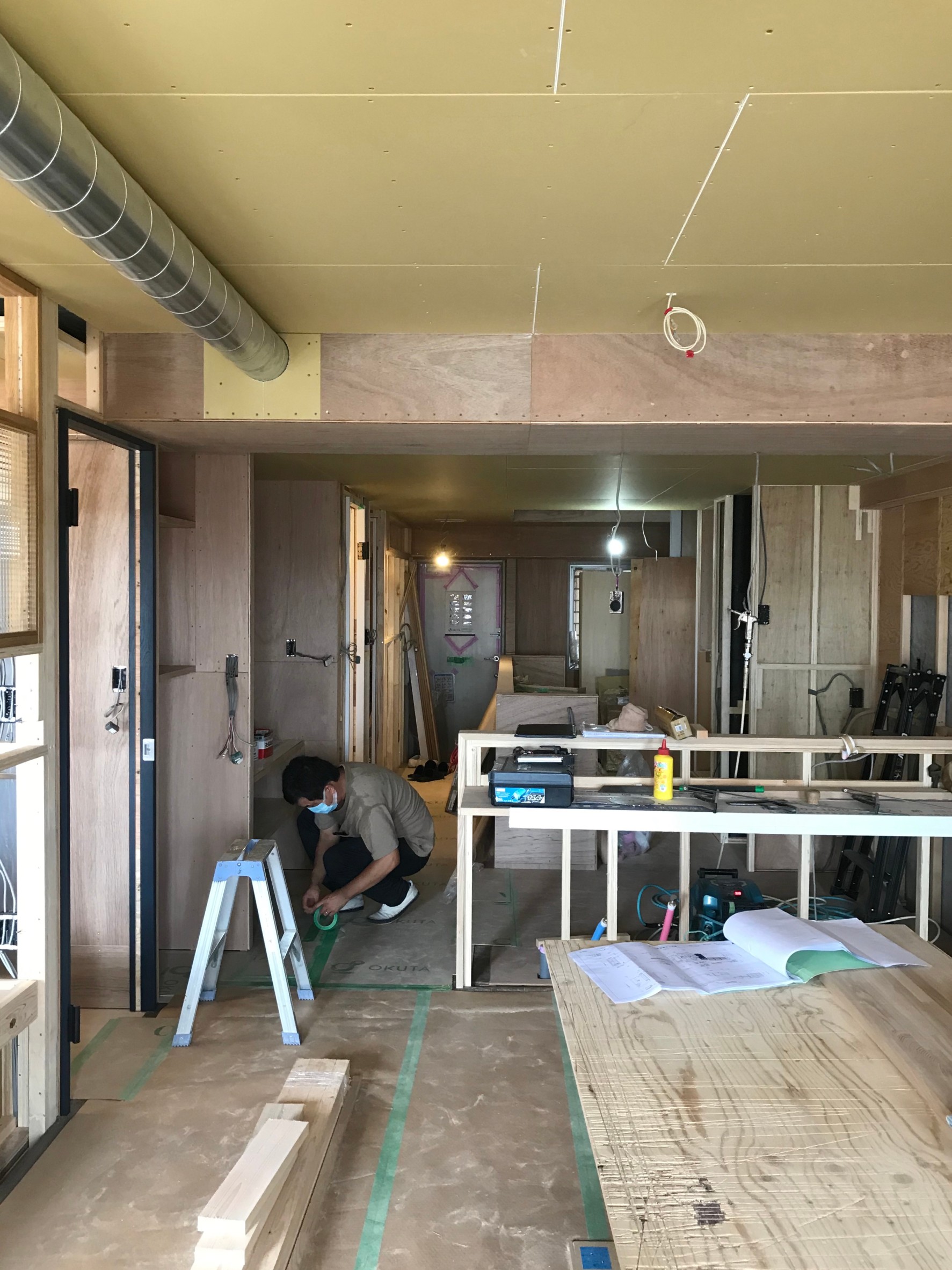 3LDKから1LDKへリノベーション中♪