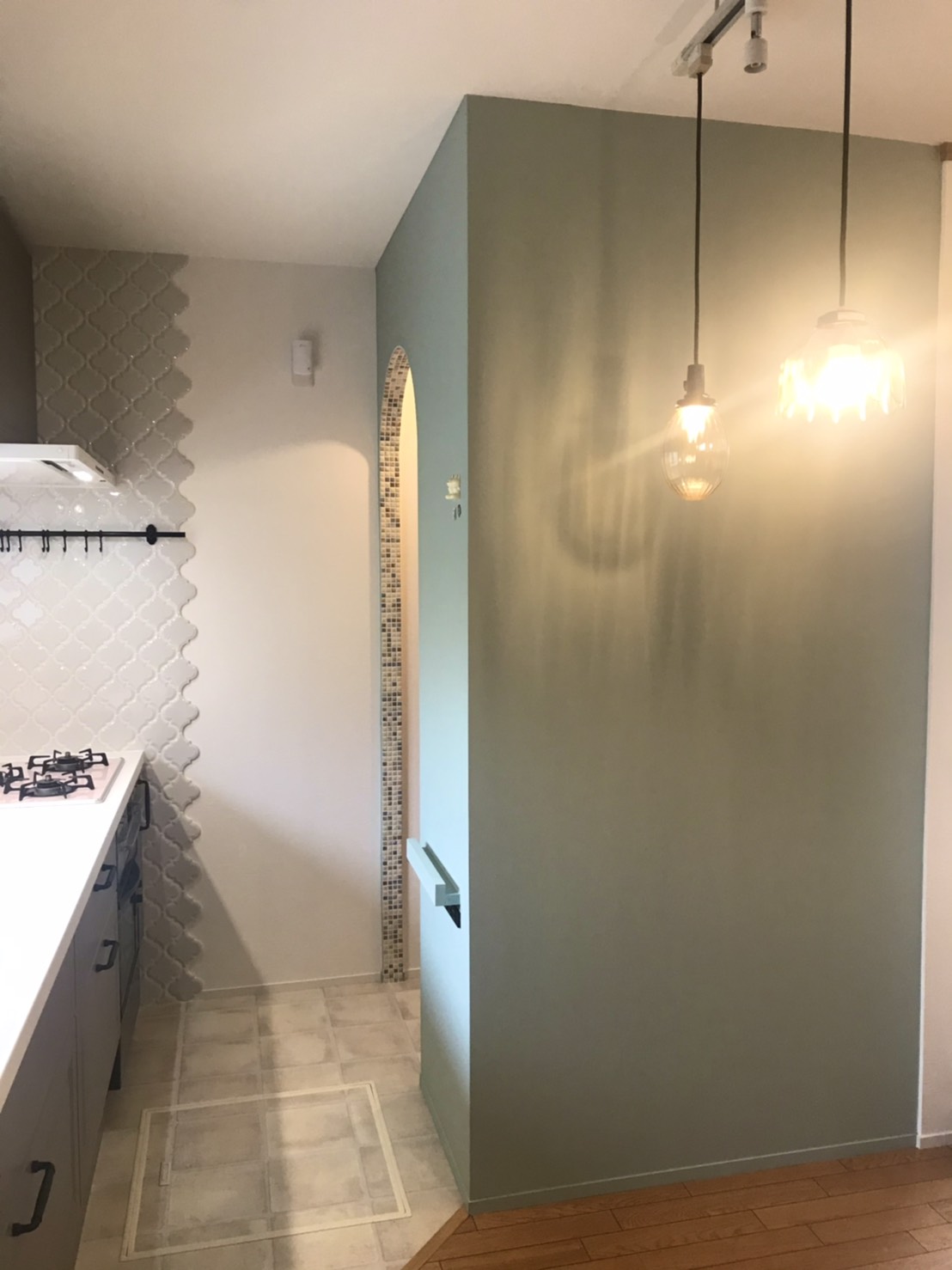 L型キッチンからパントリー付キッチンへ♪