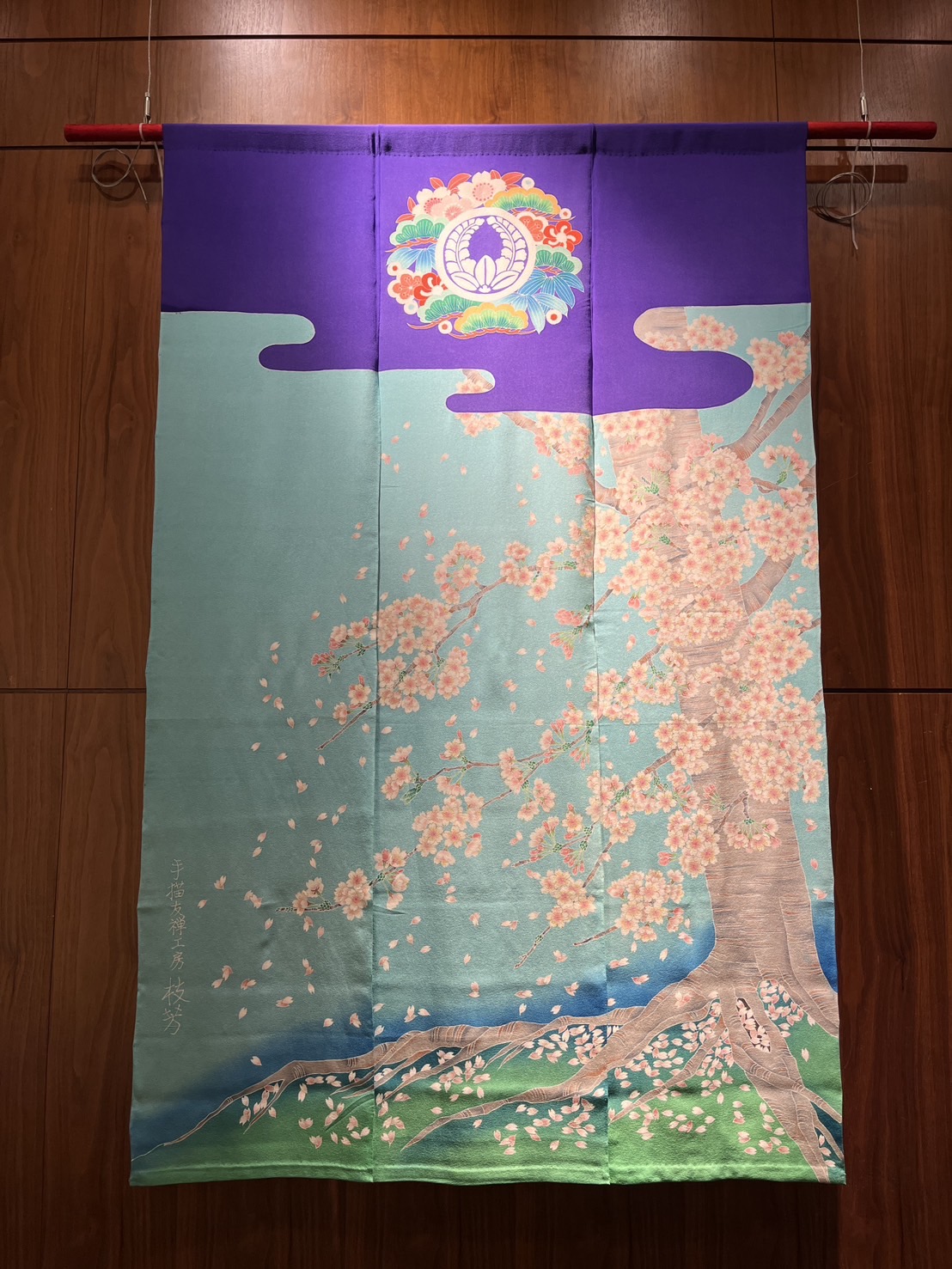 東京手描友禅の体験ワークショップ♪